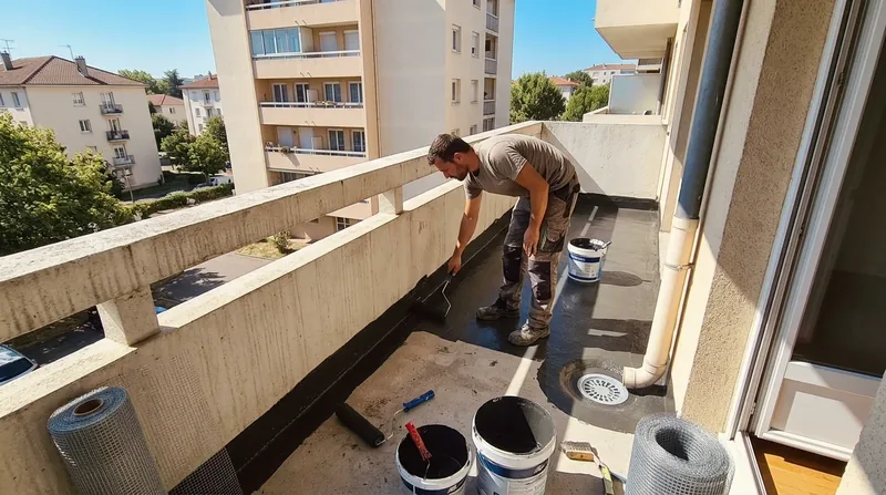 Étanchéité de balcon & terrasse accessible Lyon